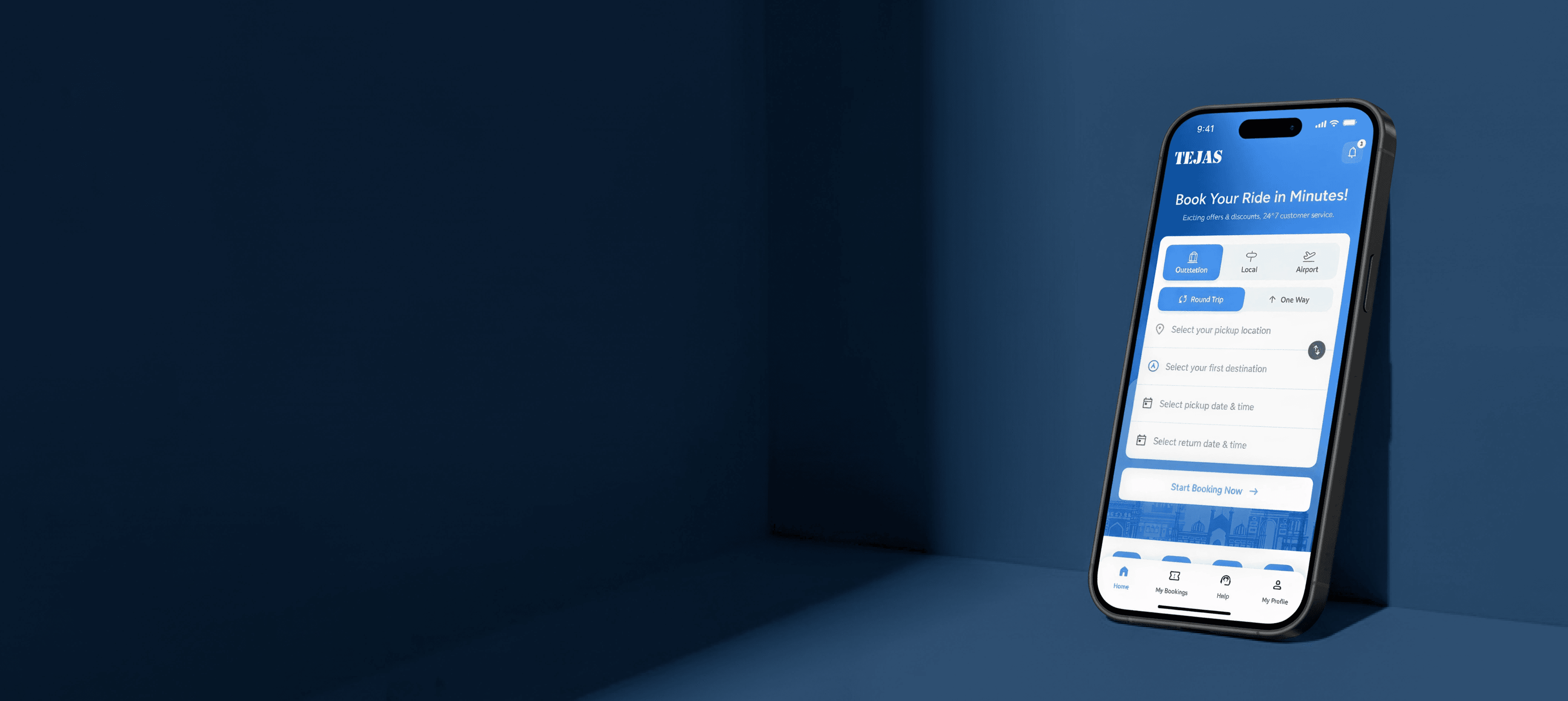 Tejas Tours & Travels App Store